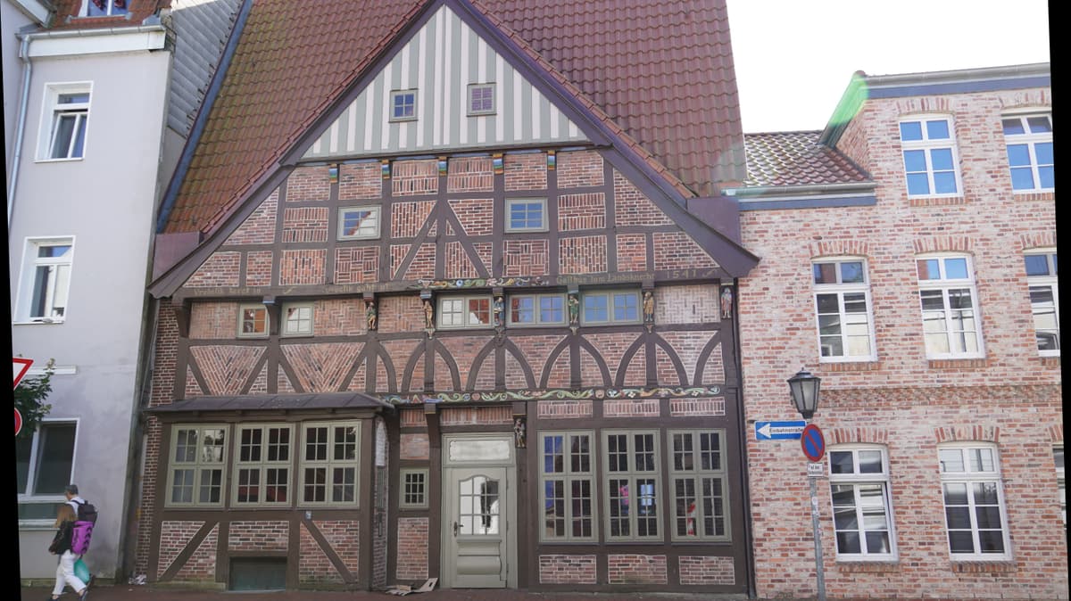 Straßenansicht Fachwerkfassade