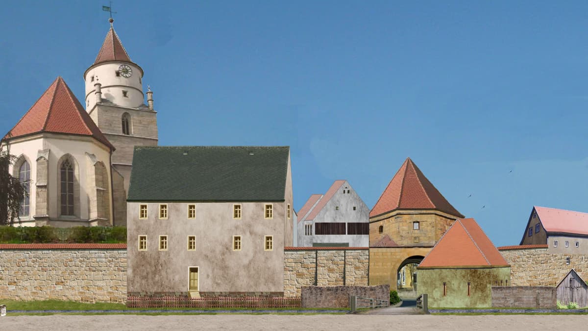 Digitale Rekonstruktion des Stadttores