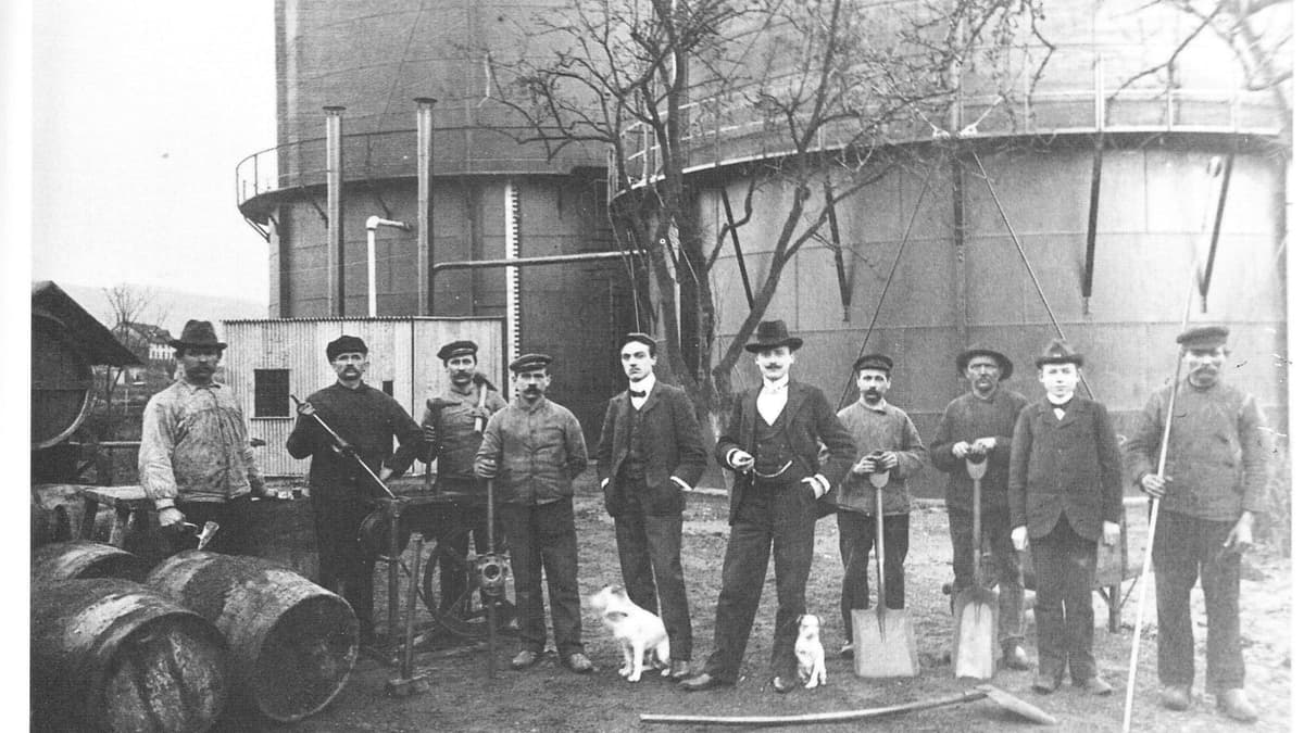 Historische Aufnahme Stadtwerke