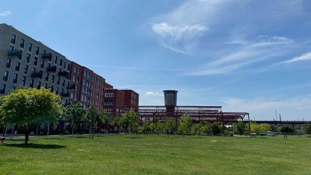Der Wasserturm in der Neuen Mitte Altona