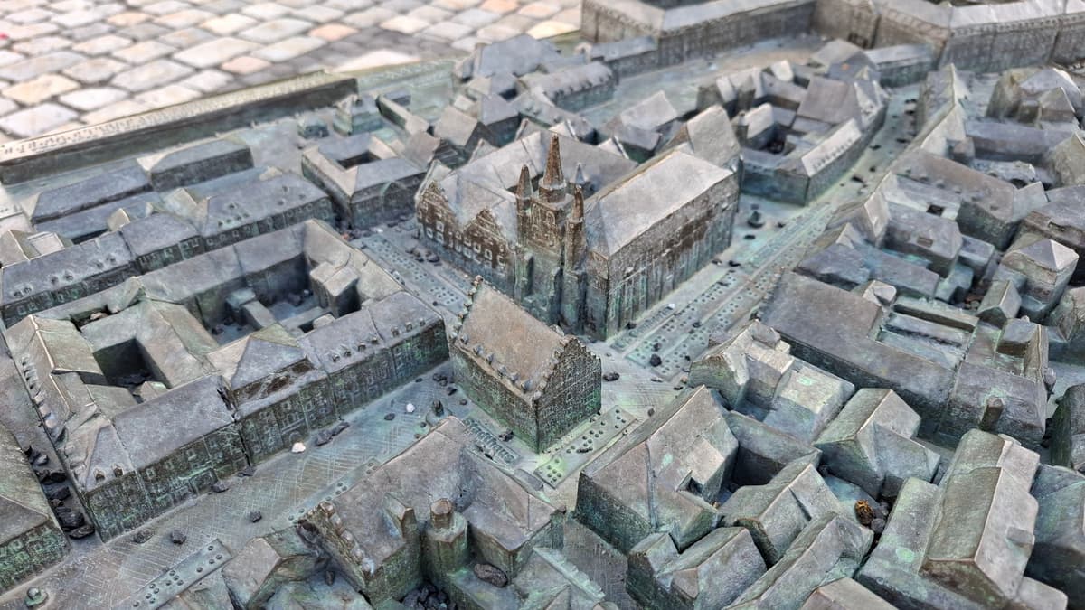 Stadthaus im Tastmodell Ansbachs