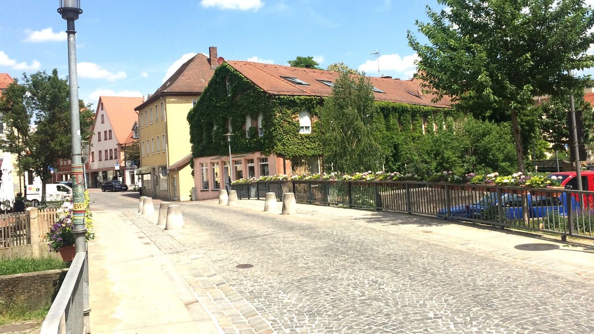Die älteste steinerne Brücke in Schwabach