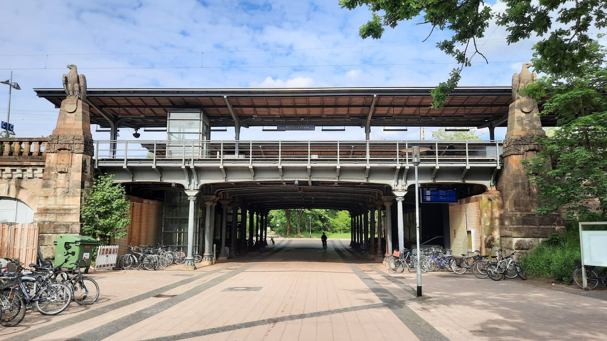 Eisenbahnbrücke in Hannover