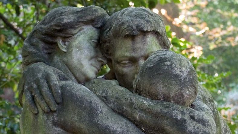 Henri Boncquet, Familie mit Kind, 1903, Standort: Malkastenpark
