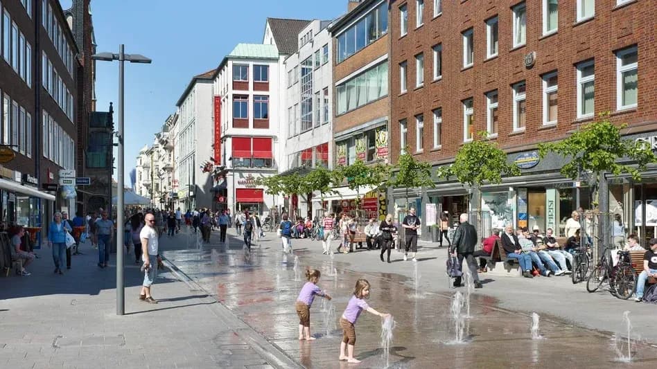 Lübeck, Fußgängerzone Breite Straße