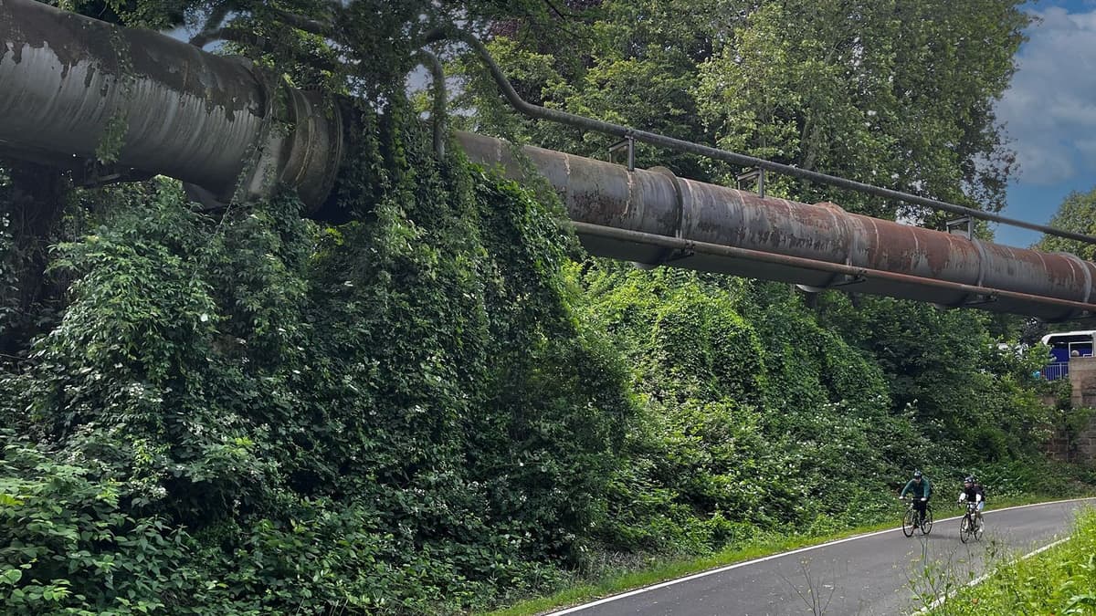 Der Bananenradweg auf einer ehemaligen Bahntrasse ist eine gern genutzte Radverbindung vom Dortmunder Zentrum zum Phoenix-See