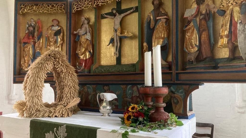 Altar zu Erntedank