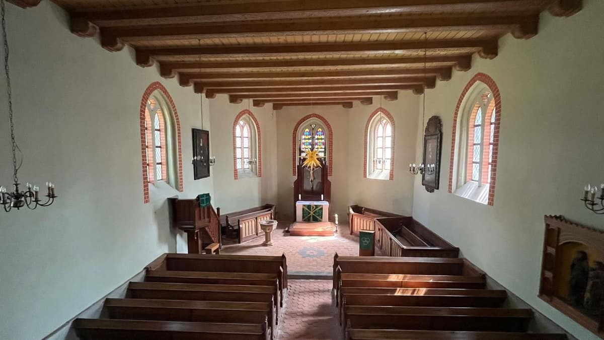Innenansicht Kirche Groß Varchow