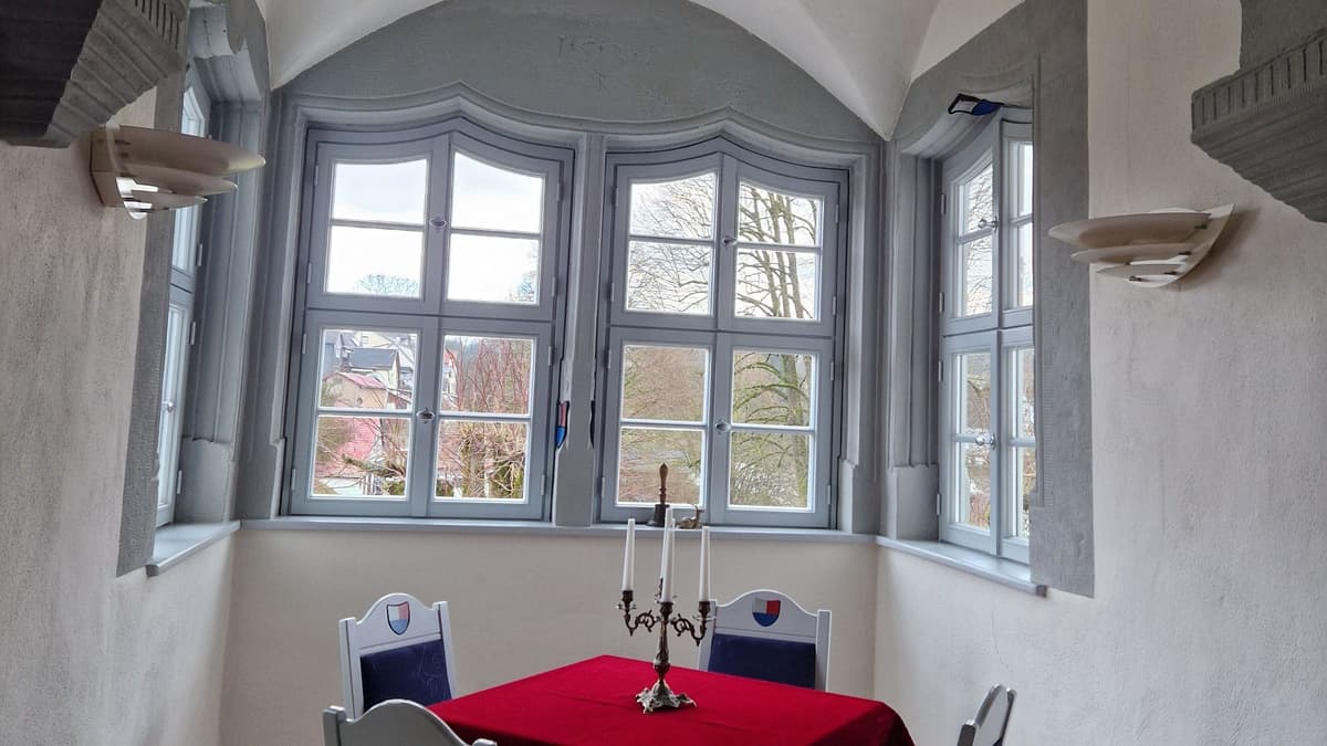 Erkerzimmer Schloss Effelder