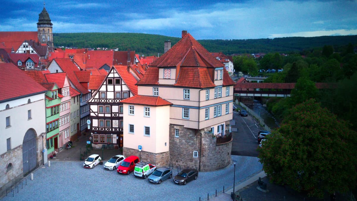 Blick auf das Logenhaus heute