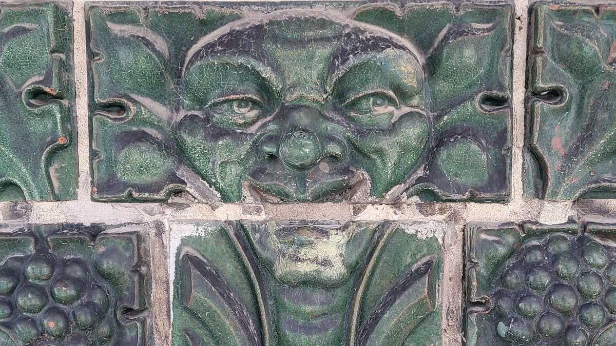 Detail der Fassade