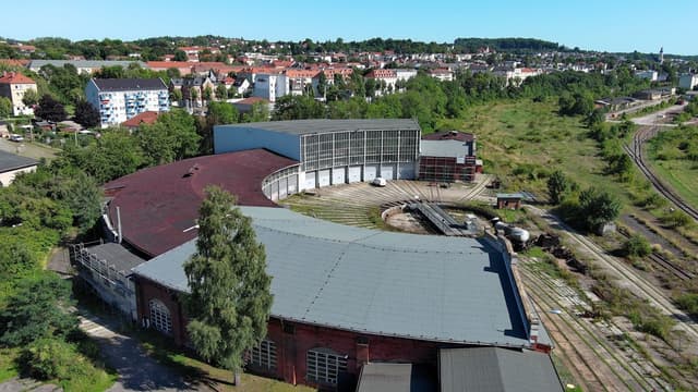 Bahnbetriebswerk Gera, Lokschuppen 1