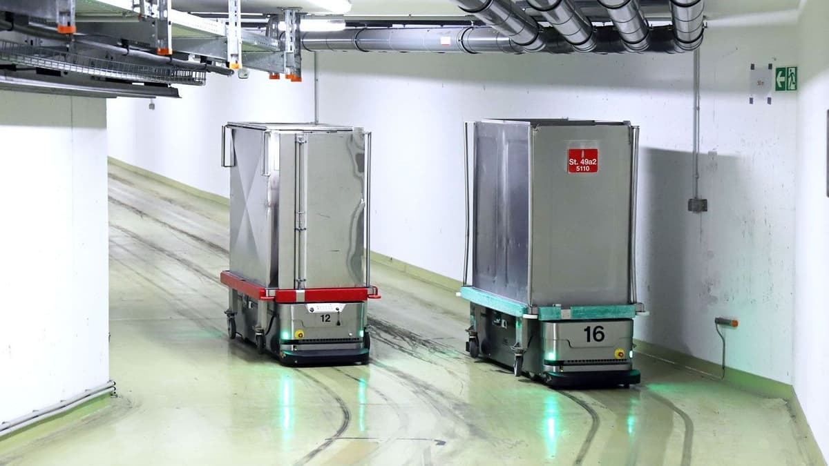 UKSH-Lübeck, unterirdische Transporte