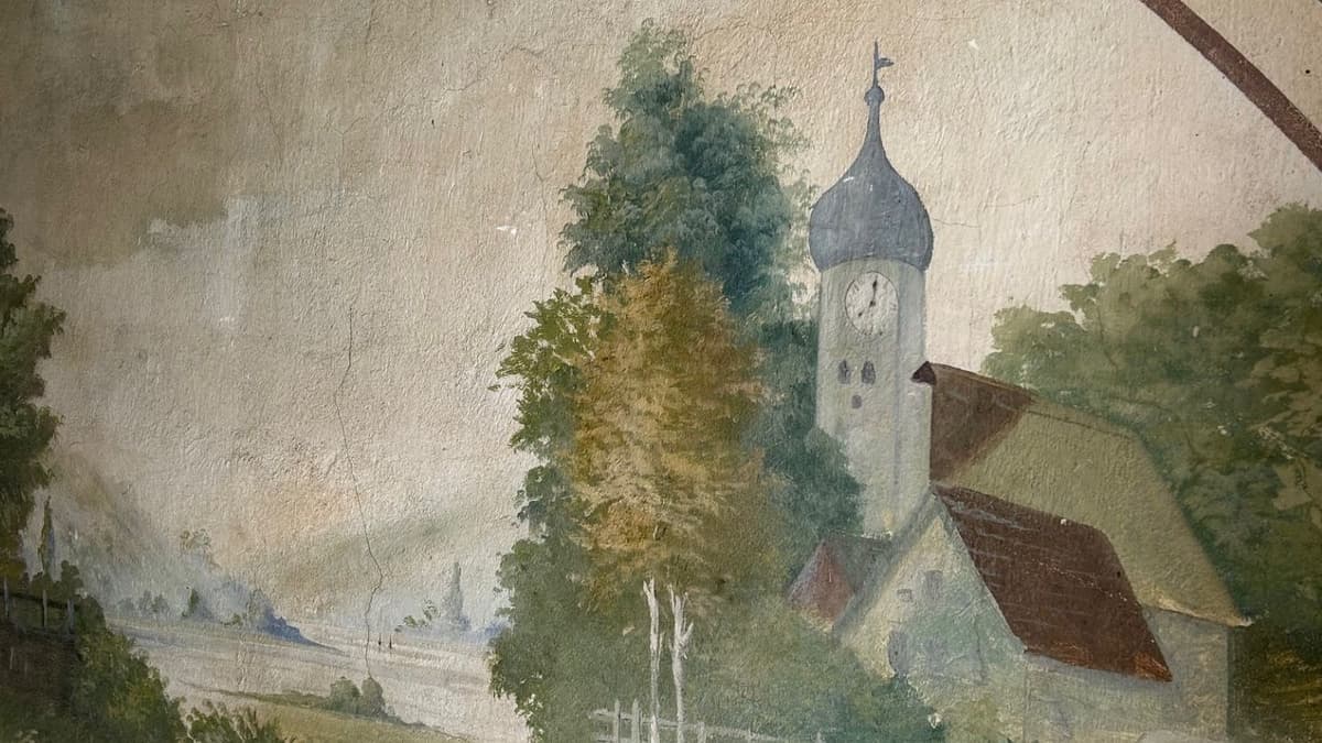 Wandmalerei aus 1910