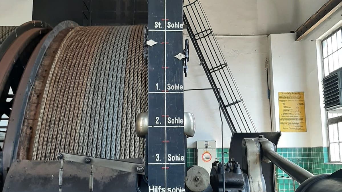 Dampffördermaschine