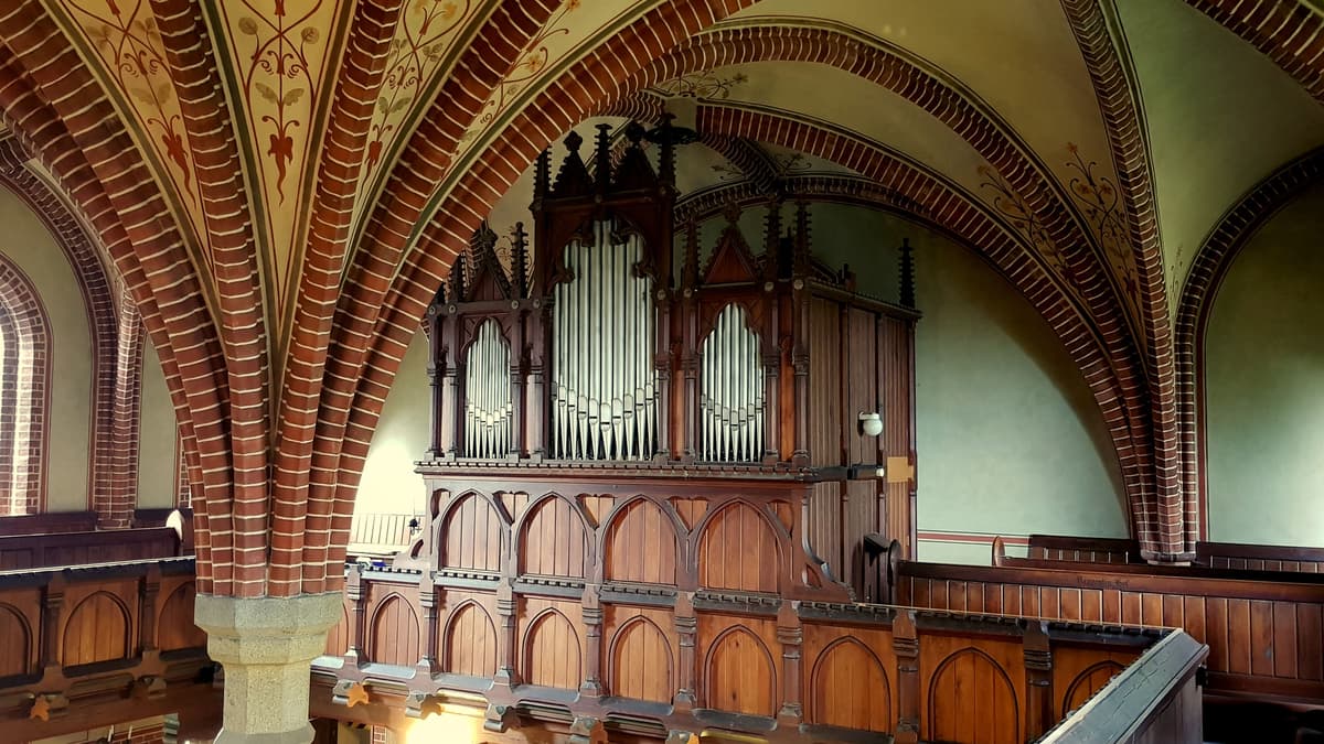 Orgel: 1897 Marcus Runge, Schwerin, Werk Nr. 1