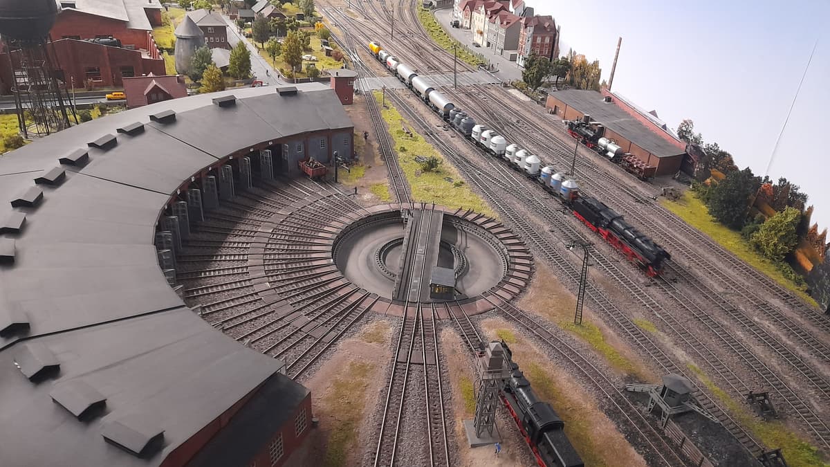 Modellbahn im Stellwerk Lpf in Lehrte