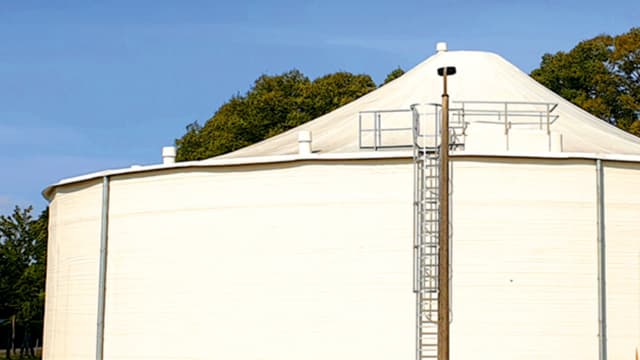 Reinwasserbehälter am Wasserwerk