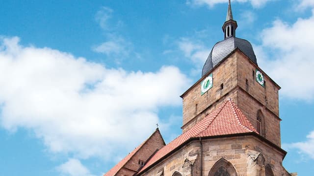 Stadtkirche "Zu unserer lieben Frauen" mit Heybachorgel
