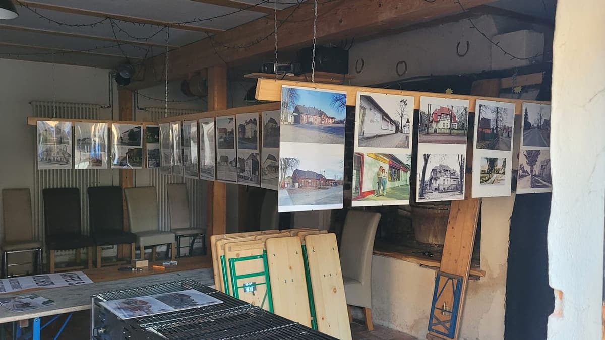 Bilderausstellung "Alt und Neu" mit Gebäuden aus Werneuchen