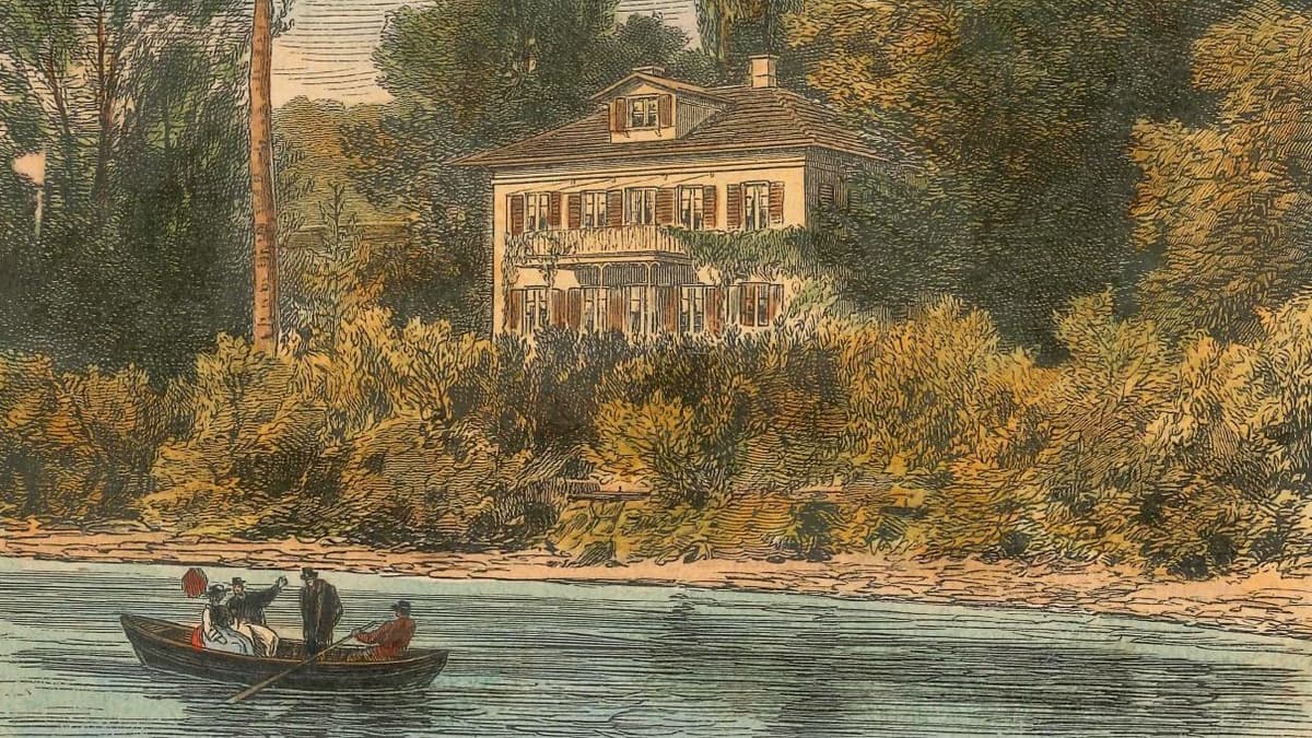 Villa Hackländer mit See