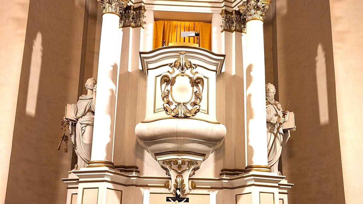 Teil des Barockaltars