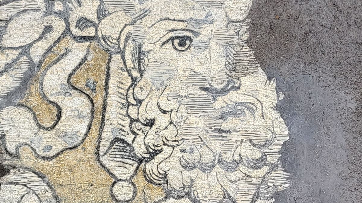 Sgraffitofassade (Detail)