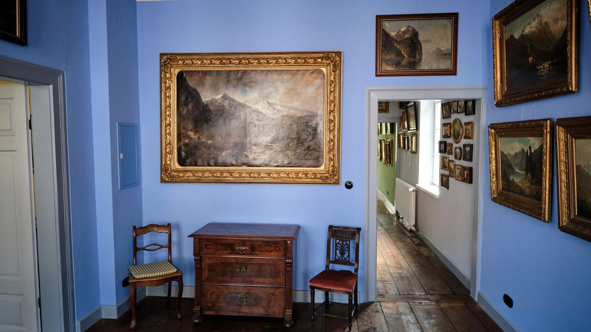 Blick in den blauen Salon
