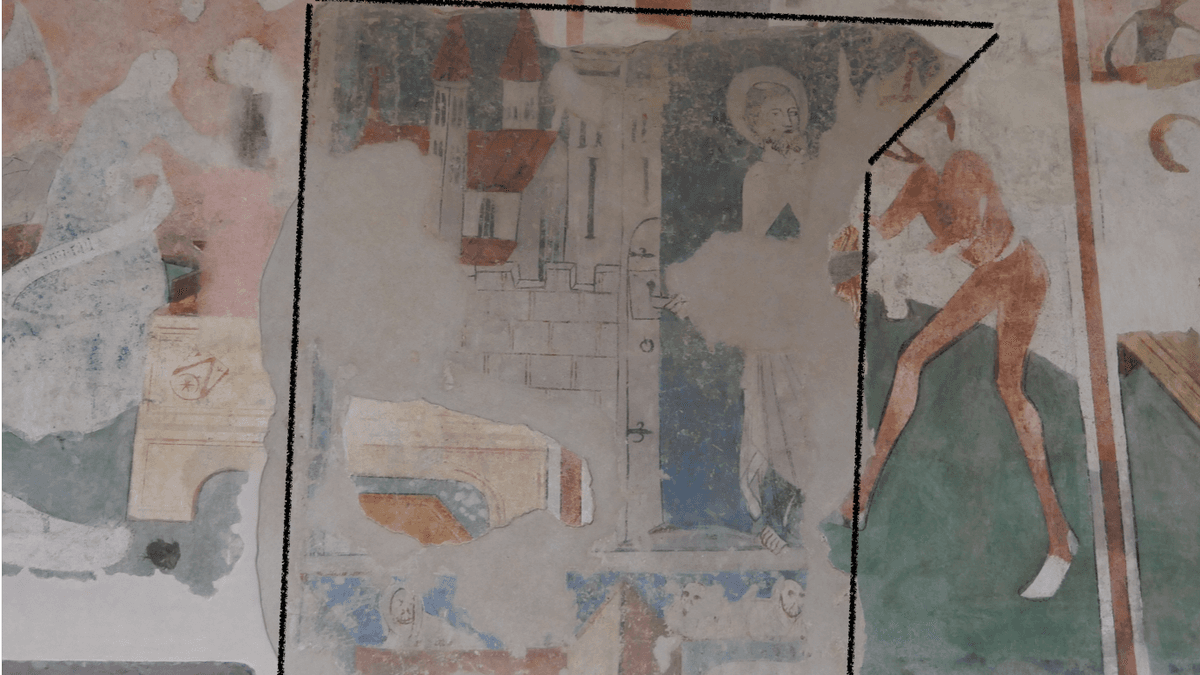 Ältestes Bild in einer Stuttgarter Kirche