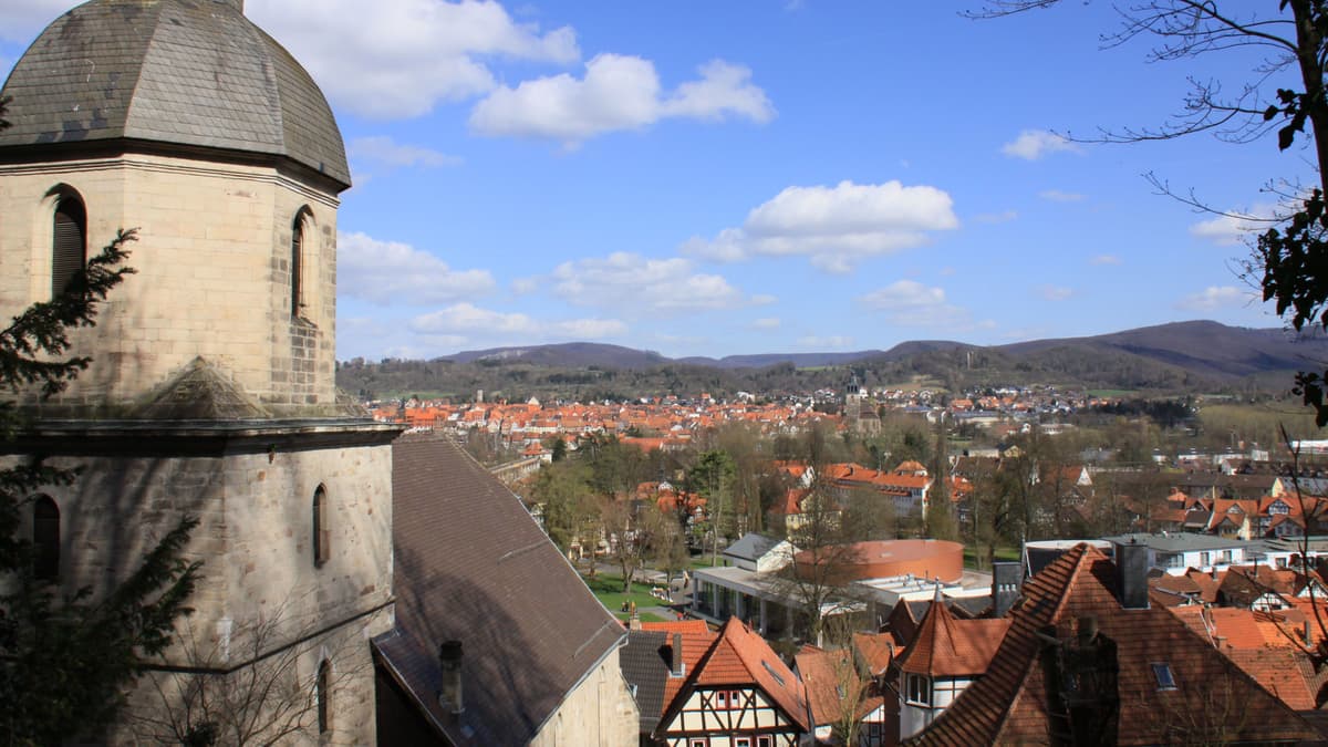 Marienkirche über dem Werratal