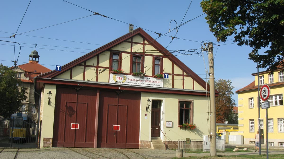 Straßenbahndepot Naumburg