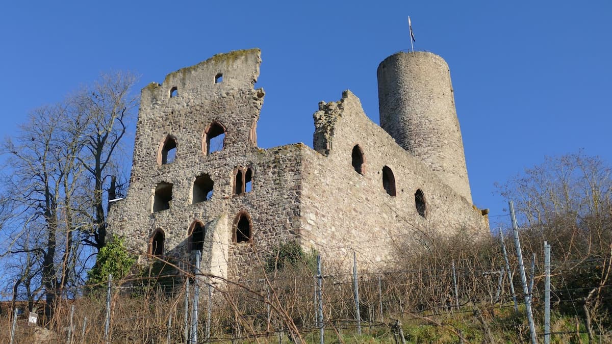 Südwestansicht der Strahlenburg