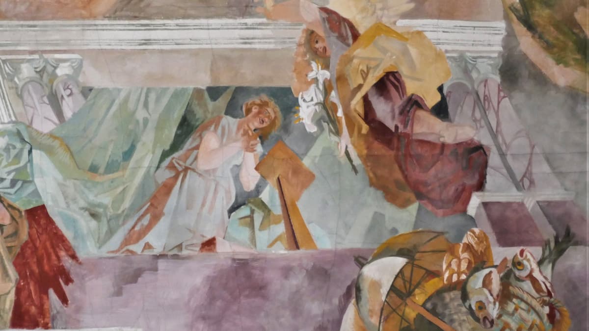 Maria Verkündung Deckenfresco