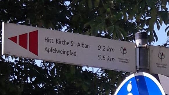 Regionalpark- Wegweiser