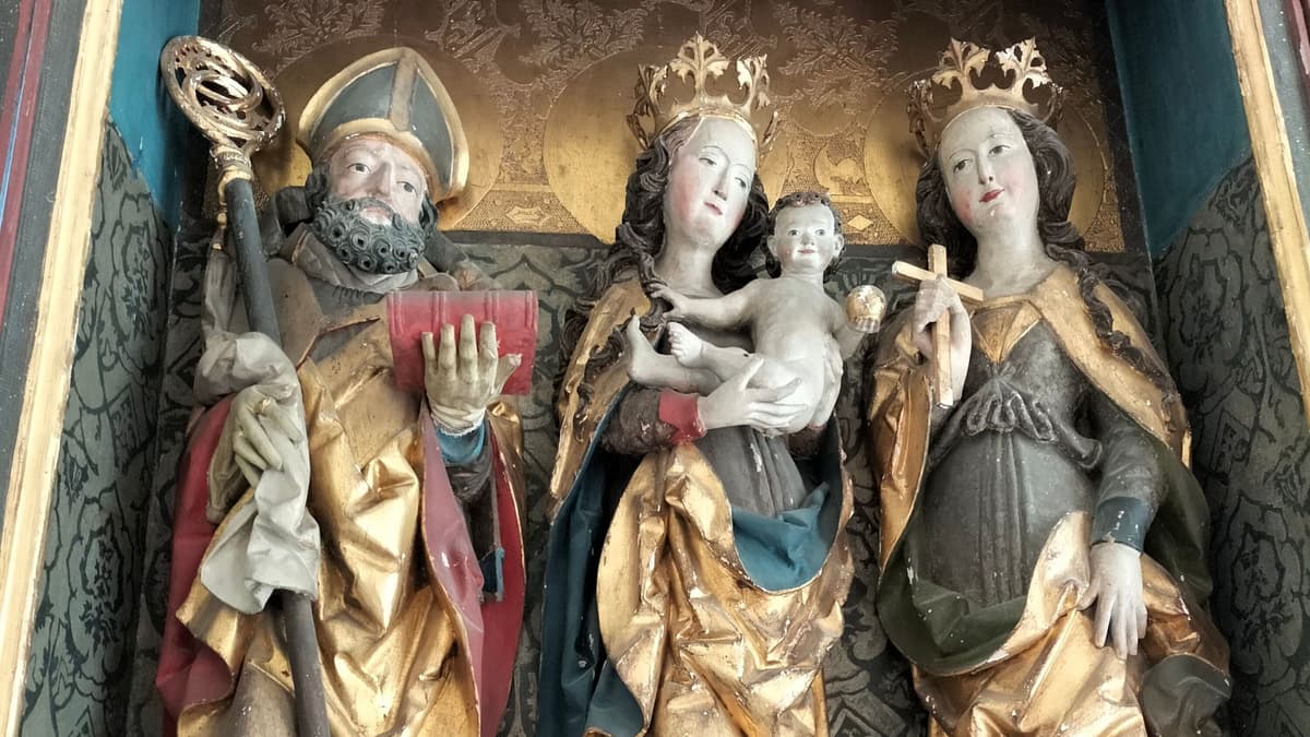Flügelaltar (Ausschnitt) in der Dorfkirche Tanneberg