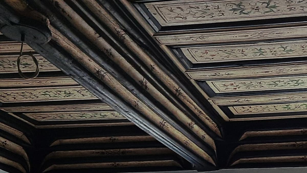 Detail der Renaissancedecke