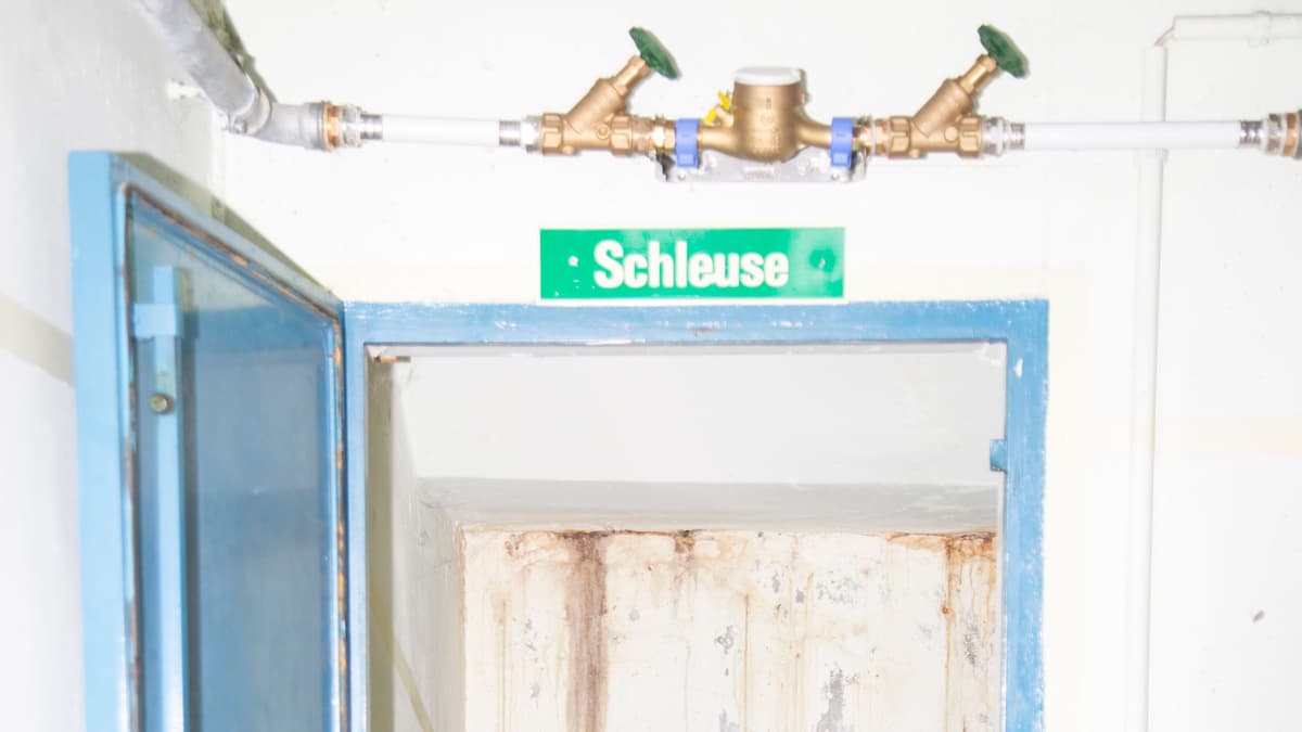 Durchgang Bunkerteil