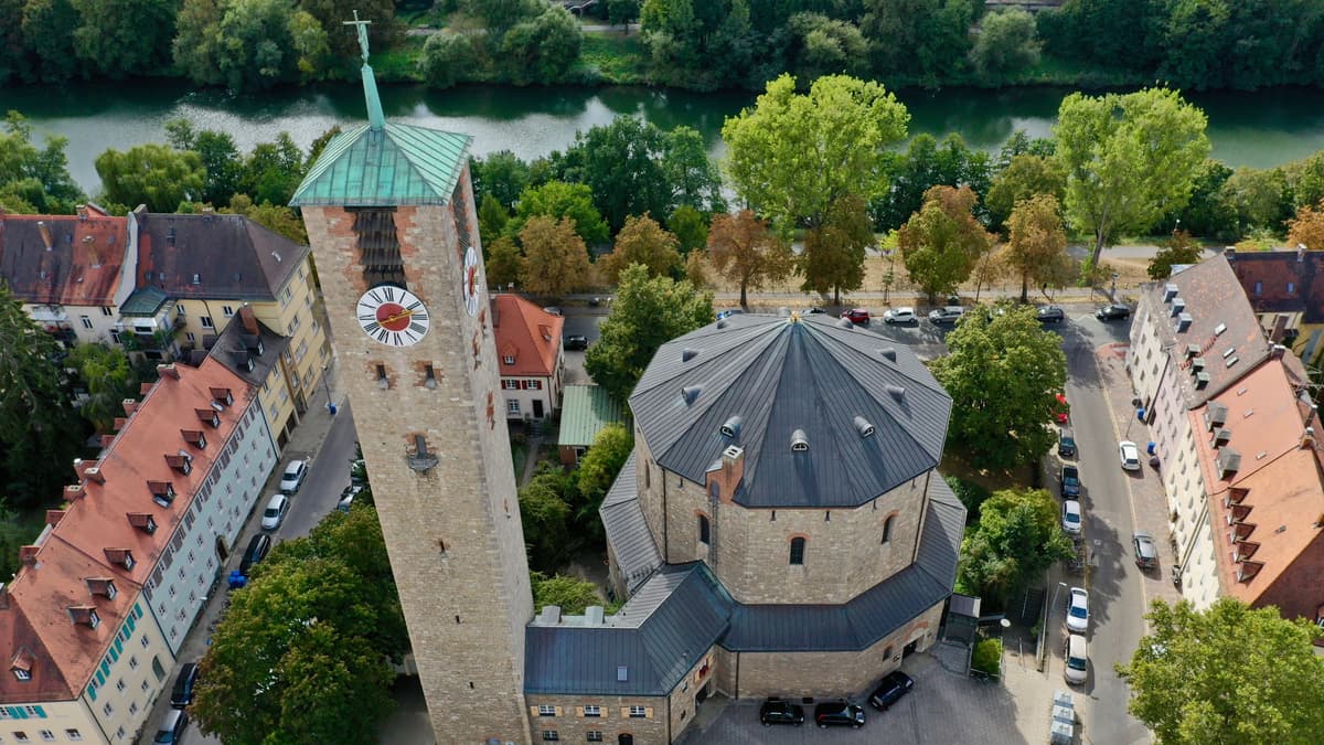 Erlöserkirche von oben