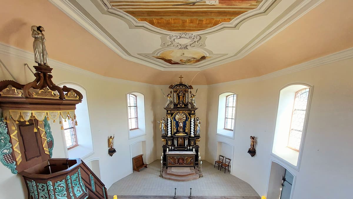 Innenraum der Wendelinuskapelle