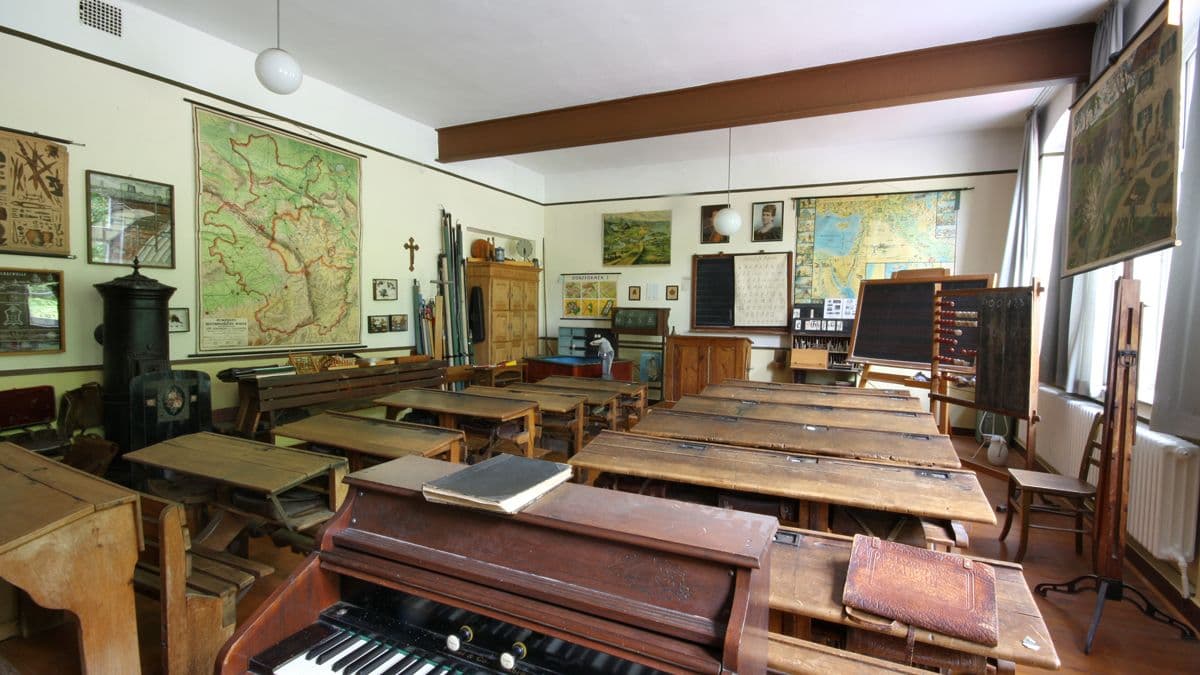 Schulraum um 1900