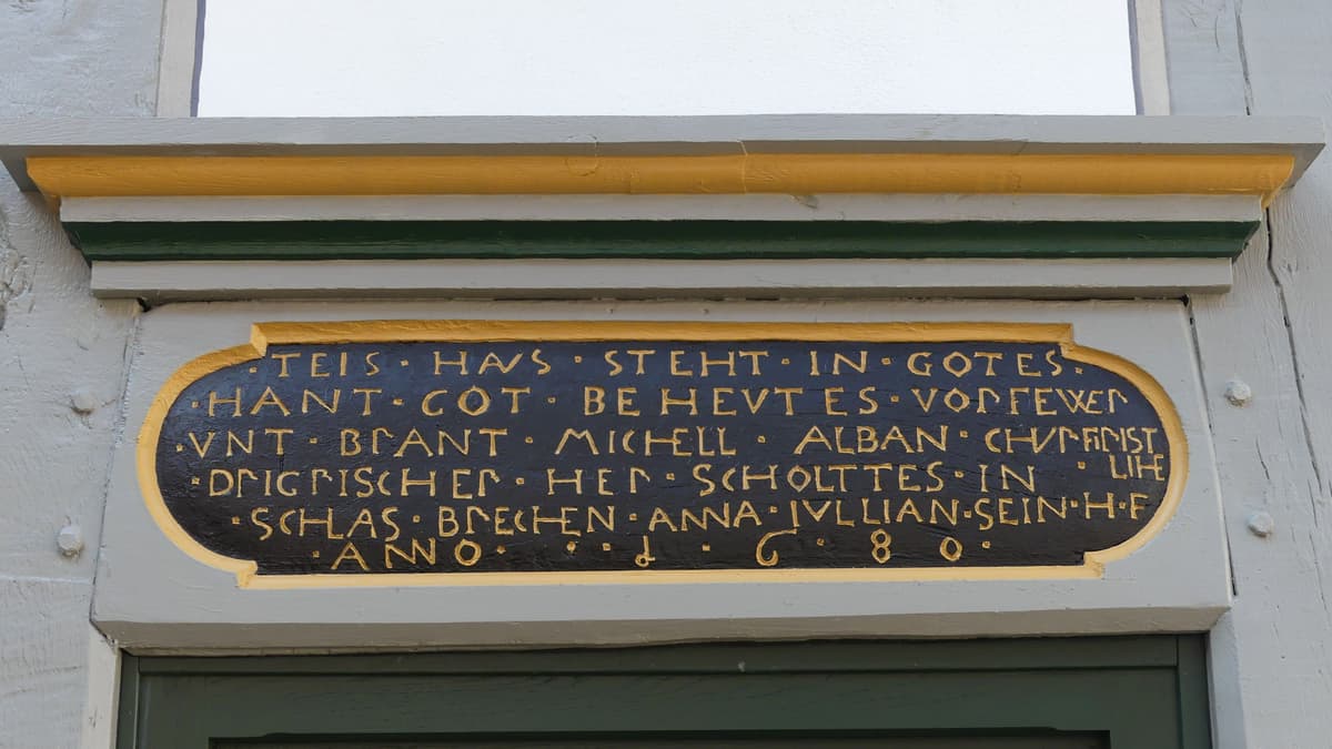 Hausinschtift
