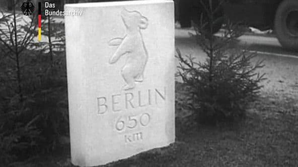 Berliner Meilenstein Januar 1954