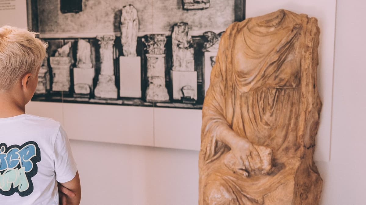 Im Museumsturm des Archäologischen Parks Kellmünz