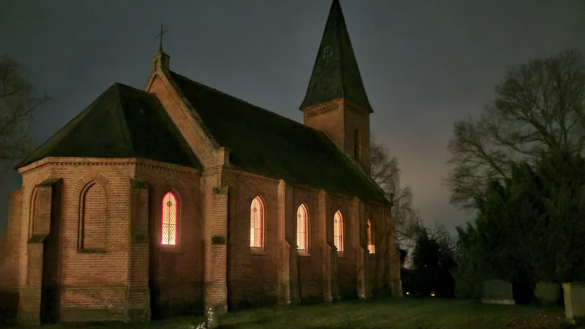 Dorfkirche Lutheran Abendstimmung