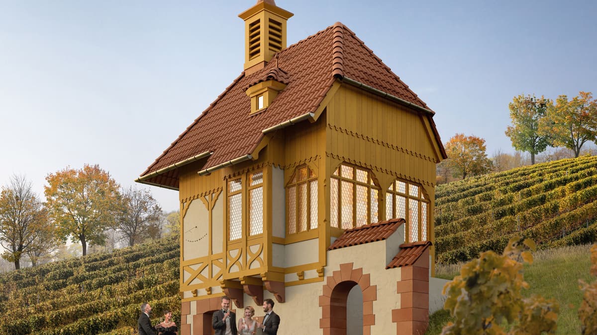 Weinbergshäuschen – Visualisierung