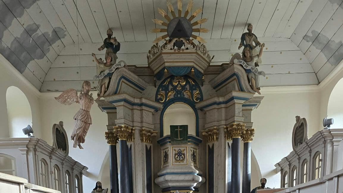Innenraum Dorfkirche Diemitz