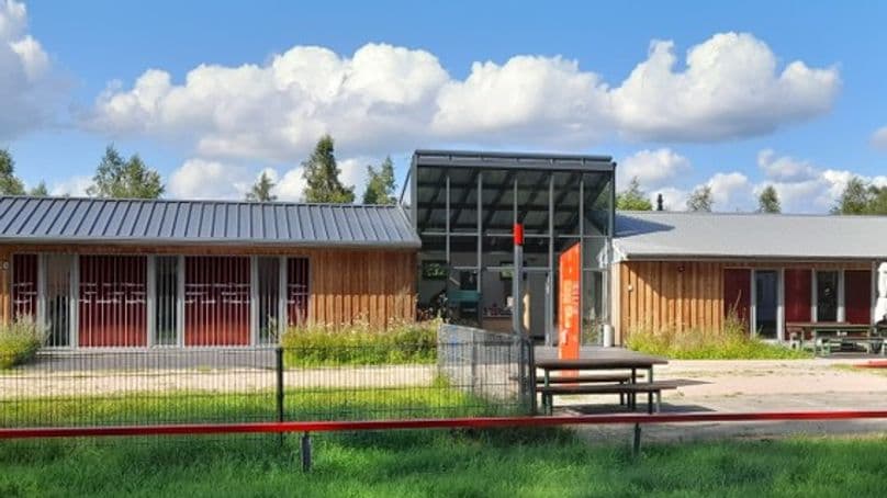 Gebäude der KZ-Gedenkstätte