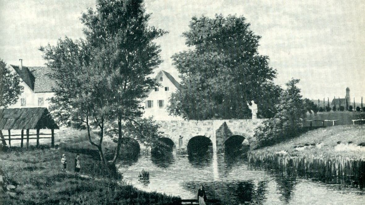 Hirstorische Brückenansicht
