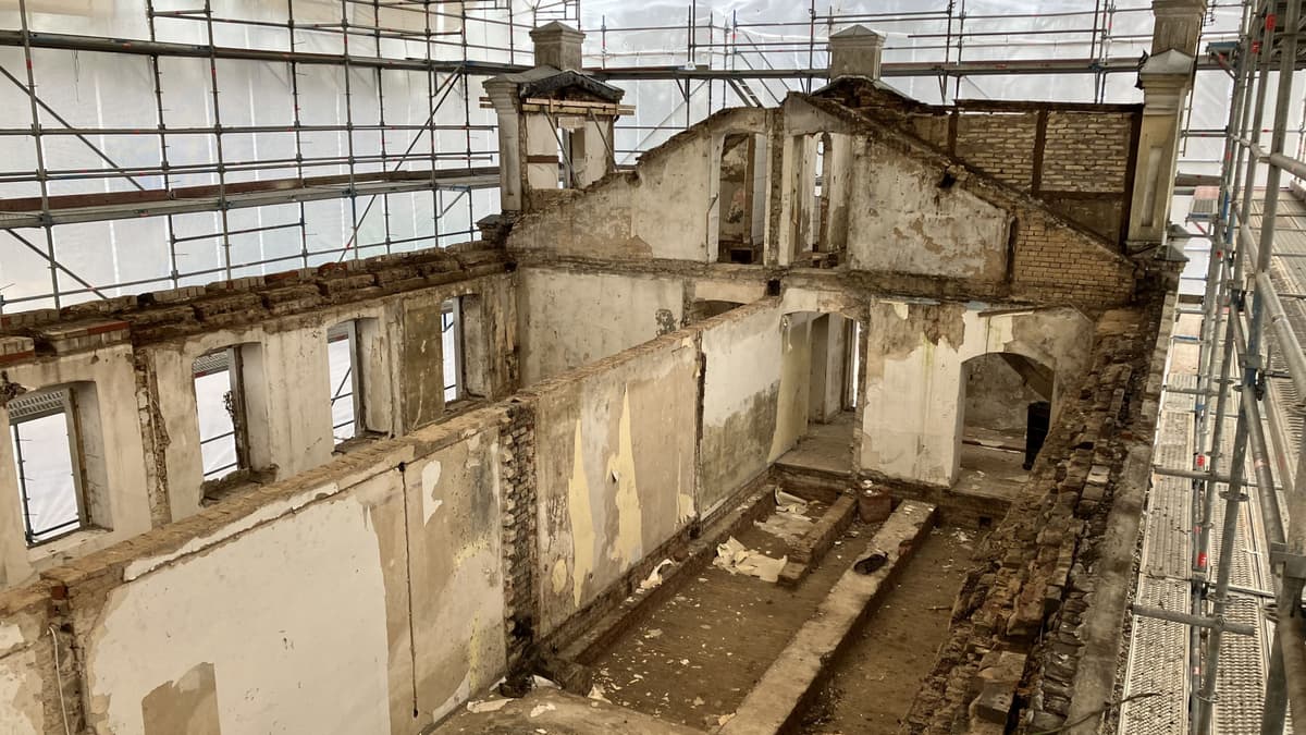 Baustelle ehemaliges Pulvermagazin, 2025