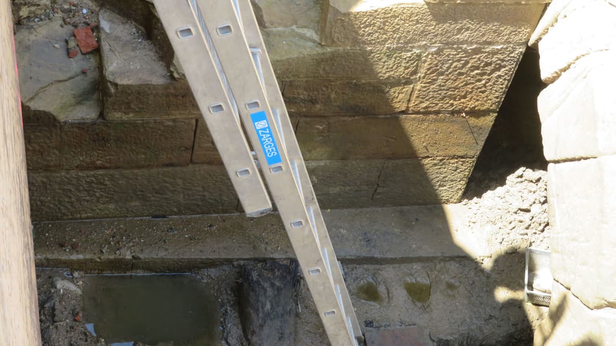 Fundament des Torturms